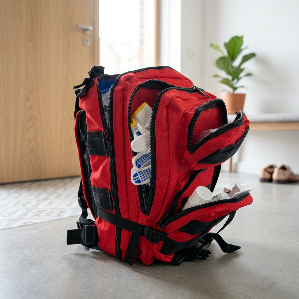 Emergency kit (72 hours) complete for 2 people (incl. water filter and emergency radio) 150+ items — 8